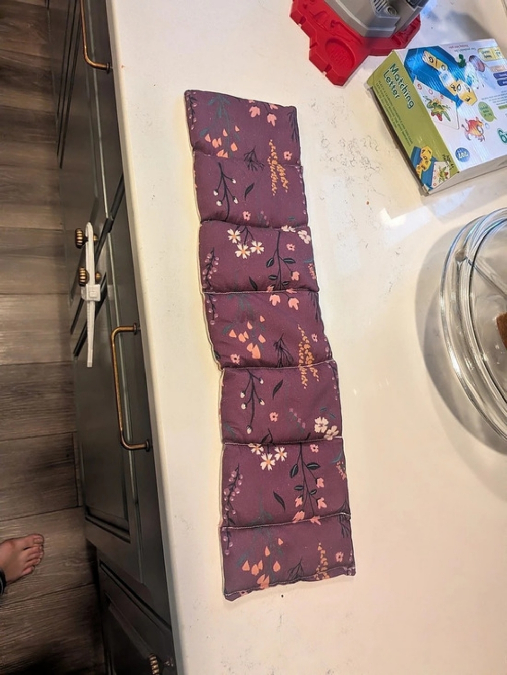 Floral Heat Pack in Purple & Pink